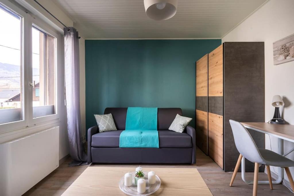 Studio Cosy Proche Du Centre + Parking Gratuit Cluses Kültér fotó